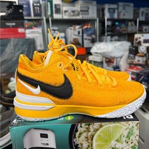 Nike Orange and Black Sneakers